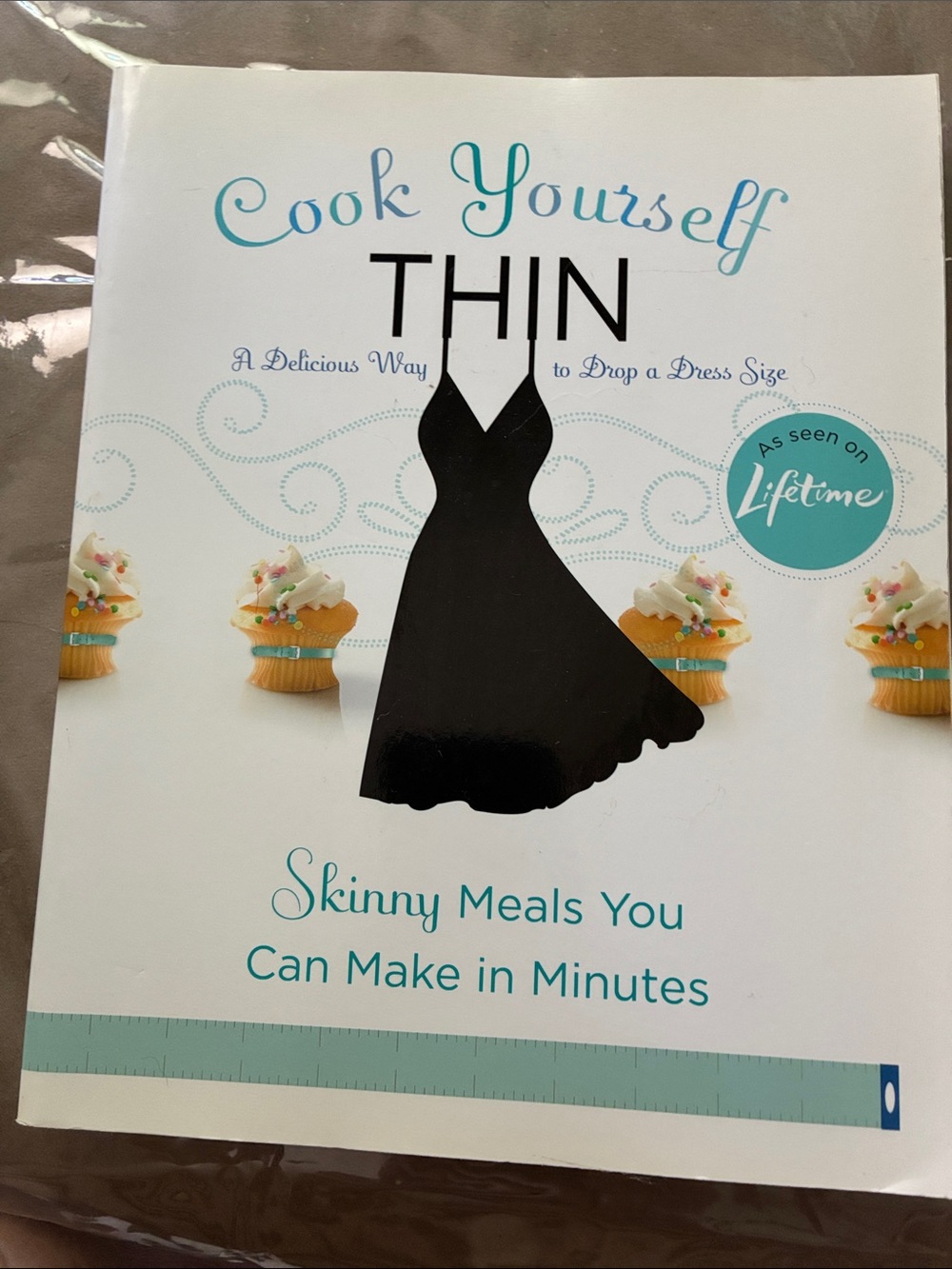 Cook Yourself Thin Cookbook - White & Black Cover